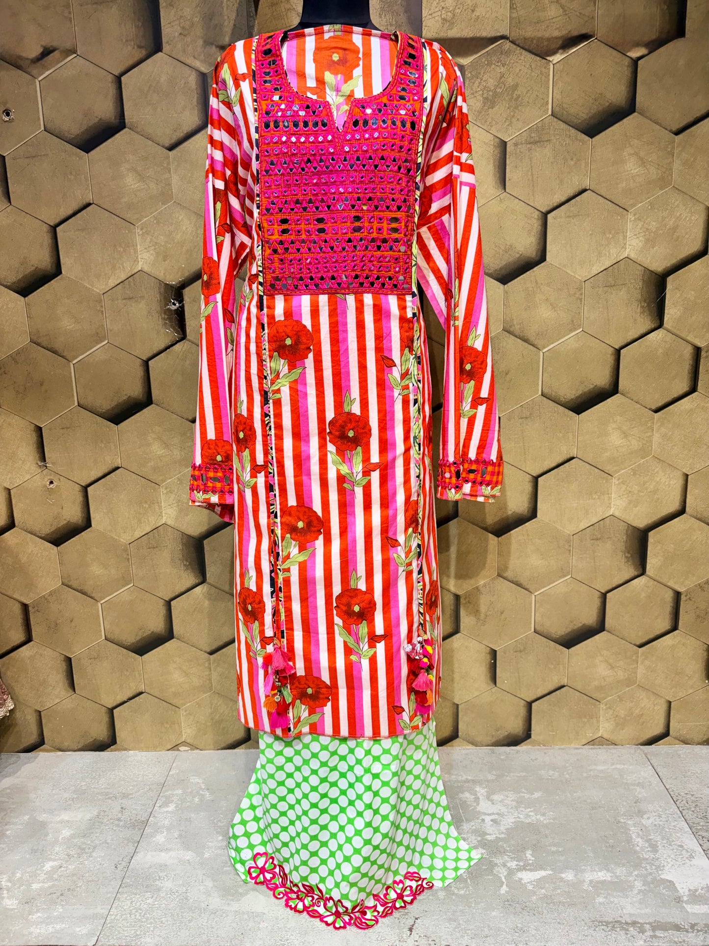Bright, playful, and effortlessly stylish Pure Cotton Coord set