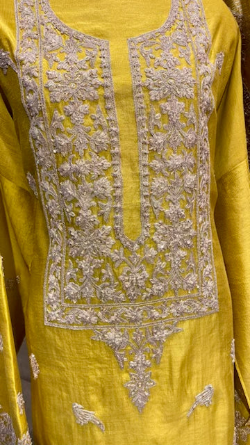 Exclusive zari embroidery outfit