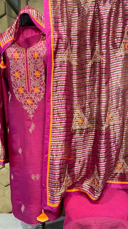 Wine vegan silk outfit