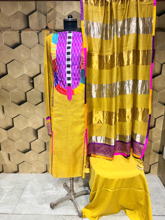 Royal Fusion of Tradition & Contemporary Craftsmanship in Mul Chanderi