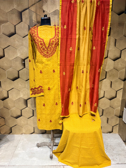 Timeless Pure Cotton in Mustard hue