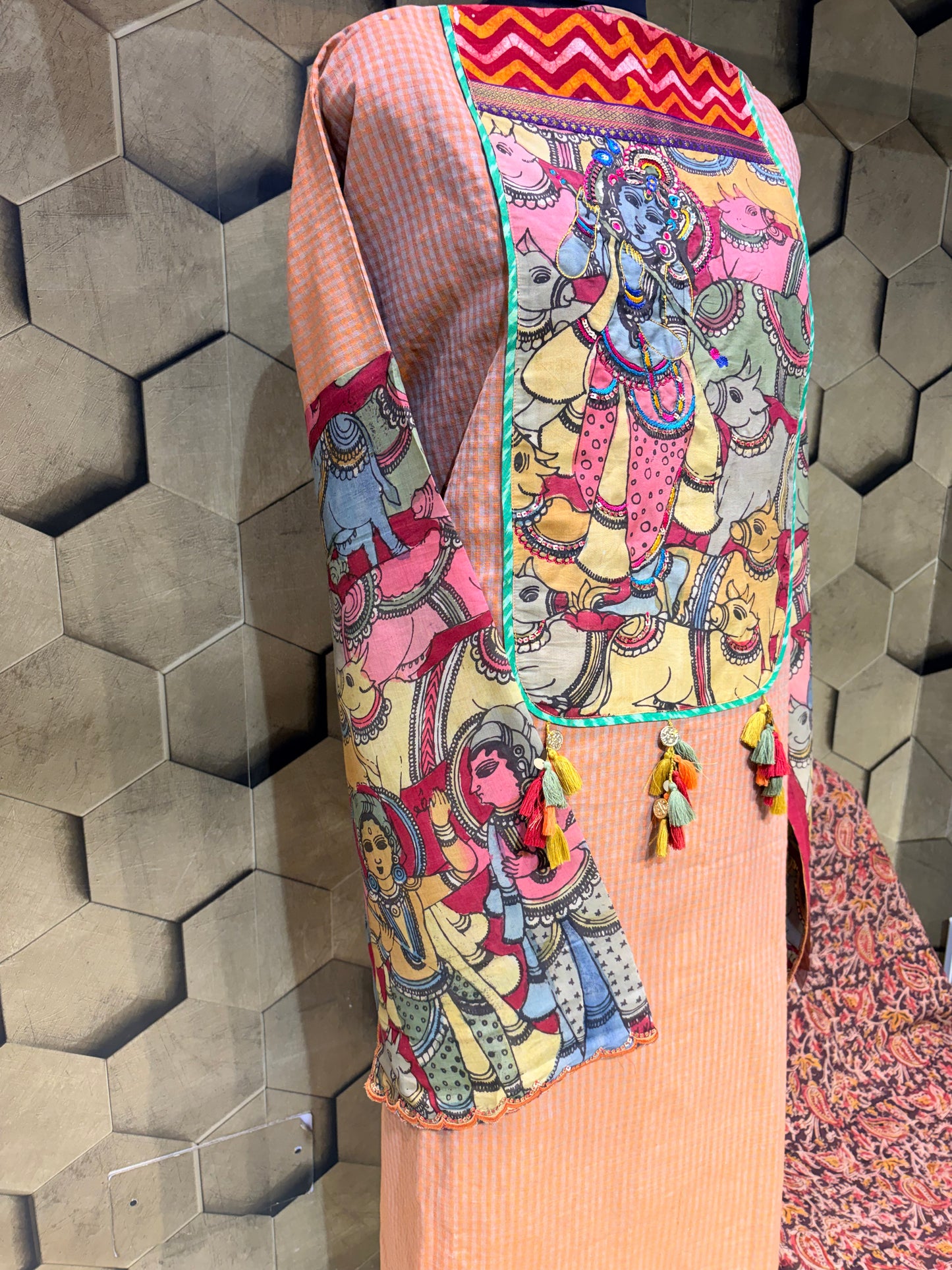 Pure Cotton with kalamkari Coord set