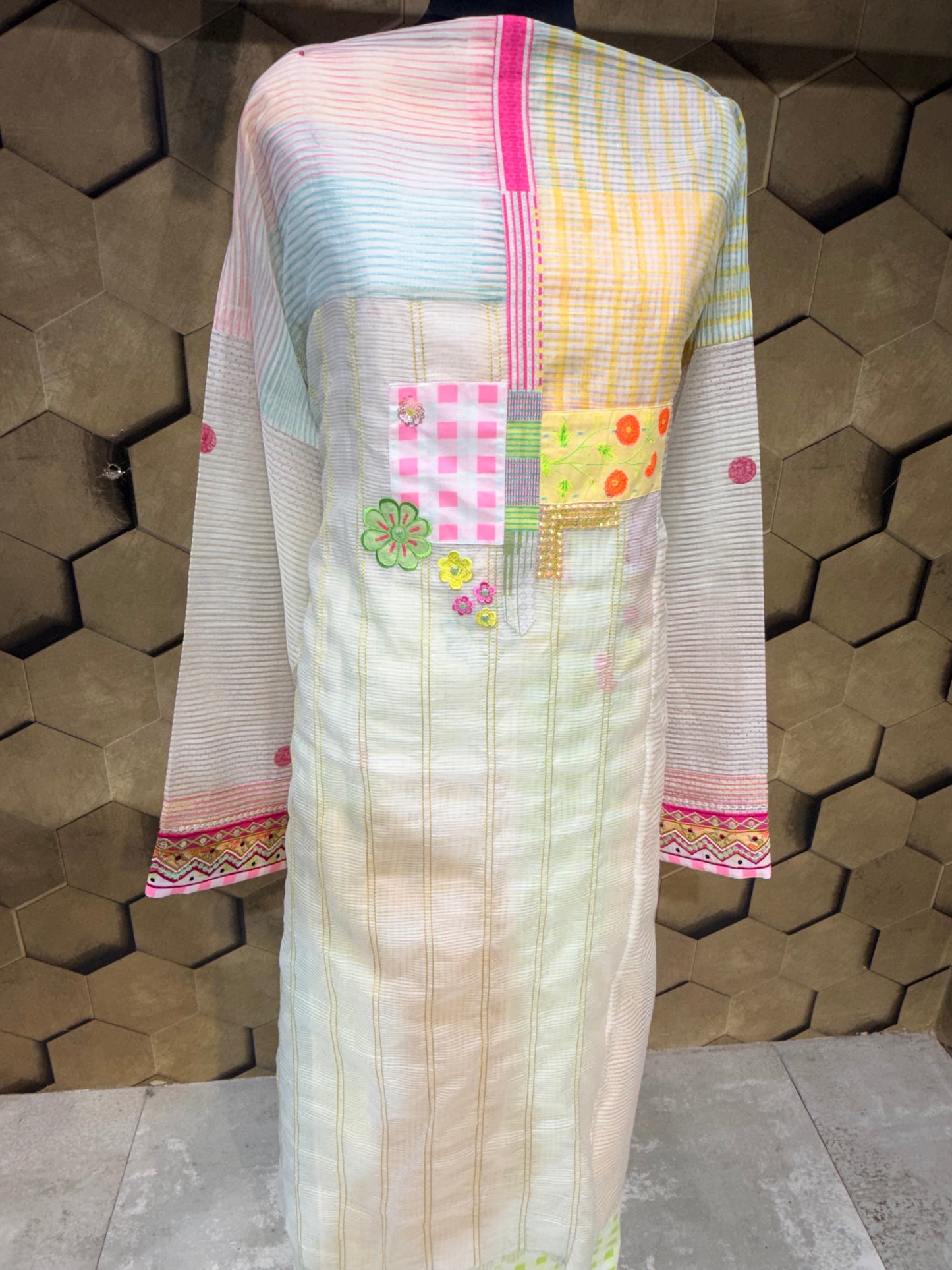 Pastel Dreams in Mul Chanderi