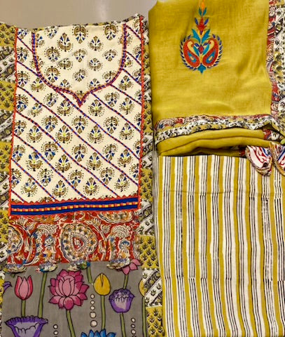 Pure cotton kalamkari outfit