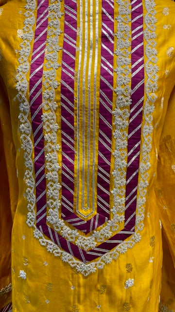 Pure Silk bandhini outfit