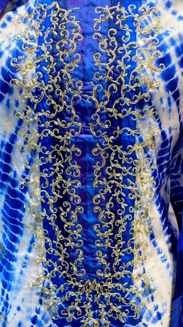 Pure silk Shibori outfit