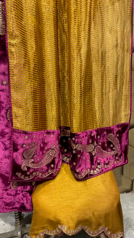 Wine Silk Velvet outfit