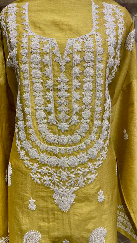 Mehandi classy Dori embroidery outfit