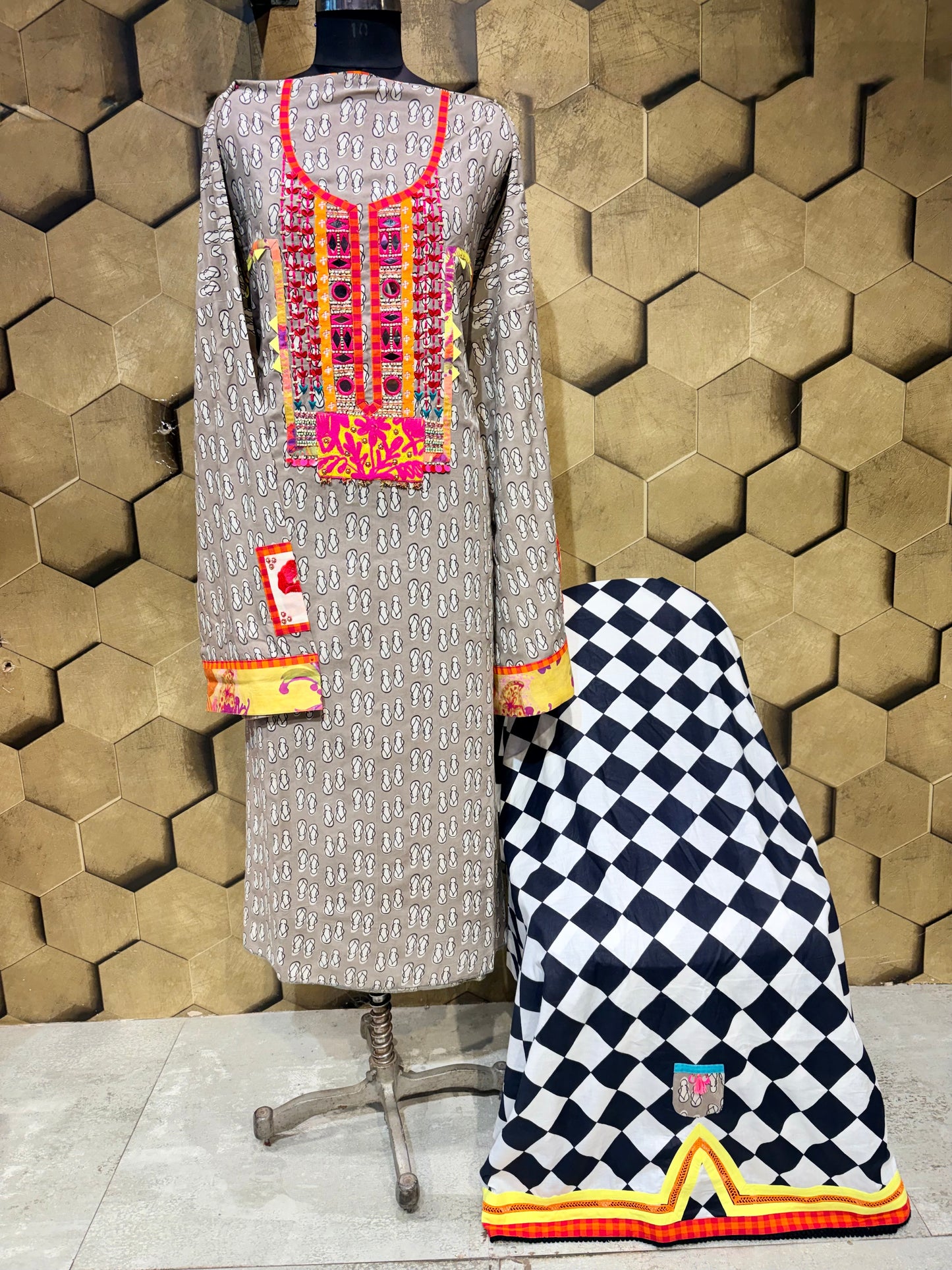 Vibrant and Unique Pure Cotton Modal Coord set