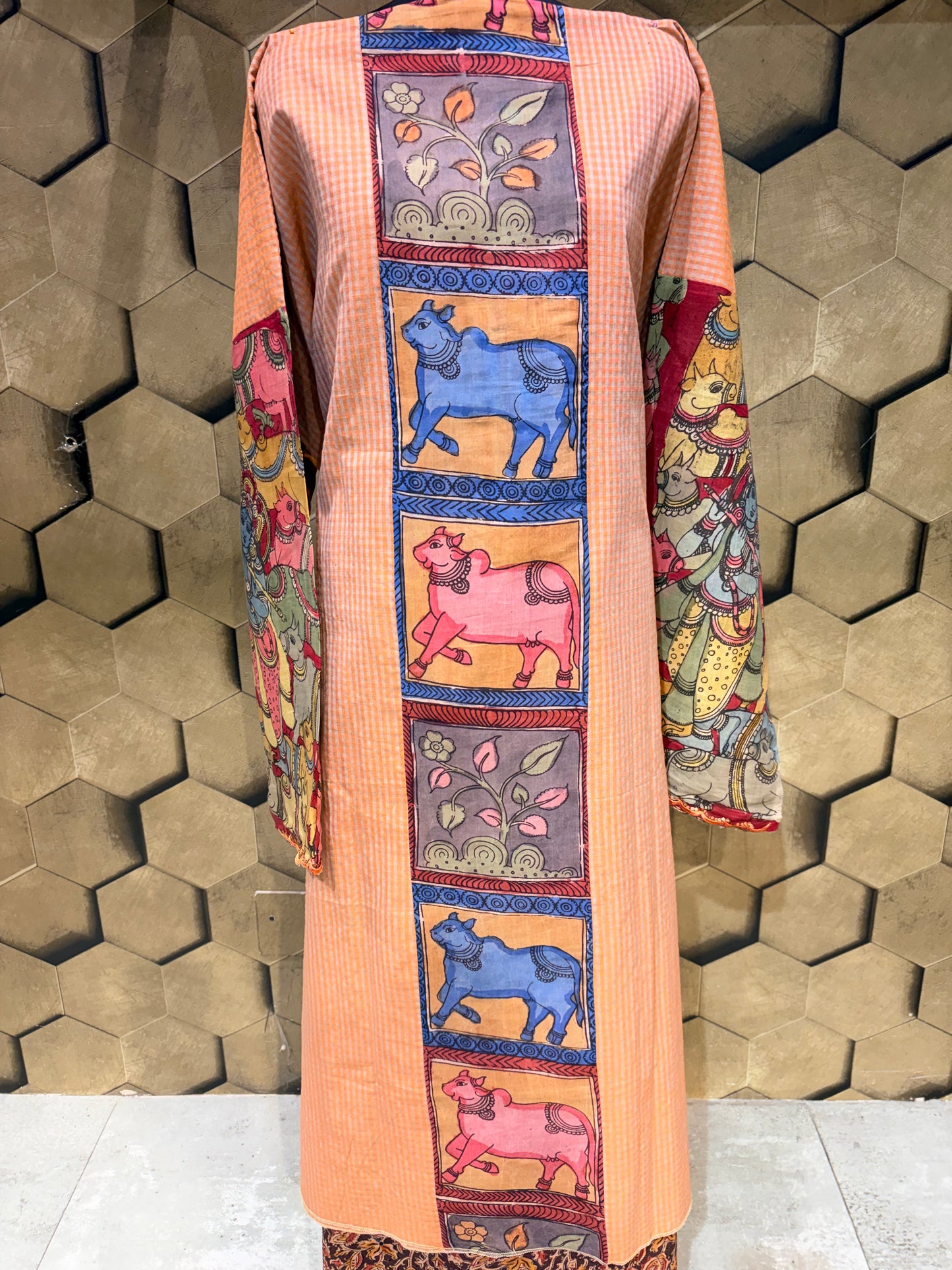 Pure Cotton with kalamkari Coord set