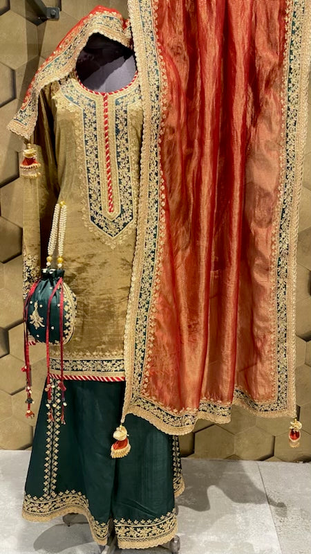 Pure silk tissue outfit