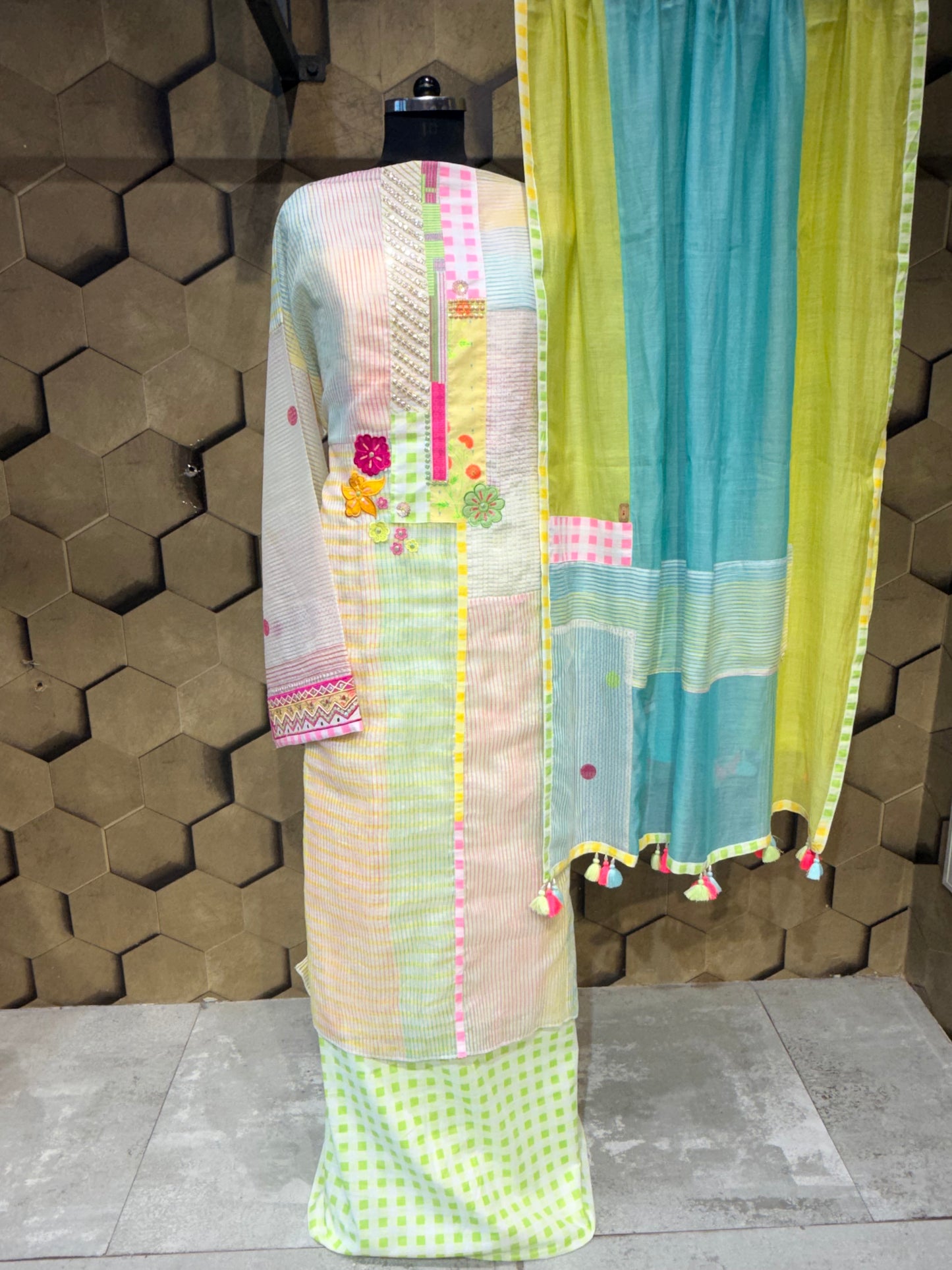 Pastel Dreams in Mul Chanderi