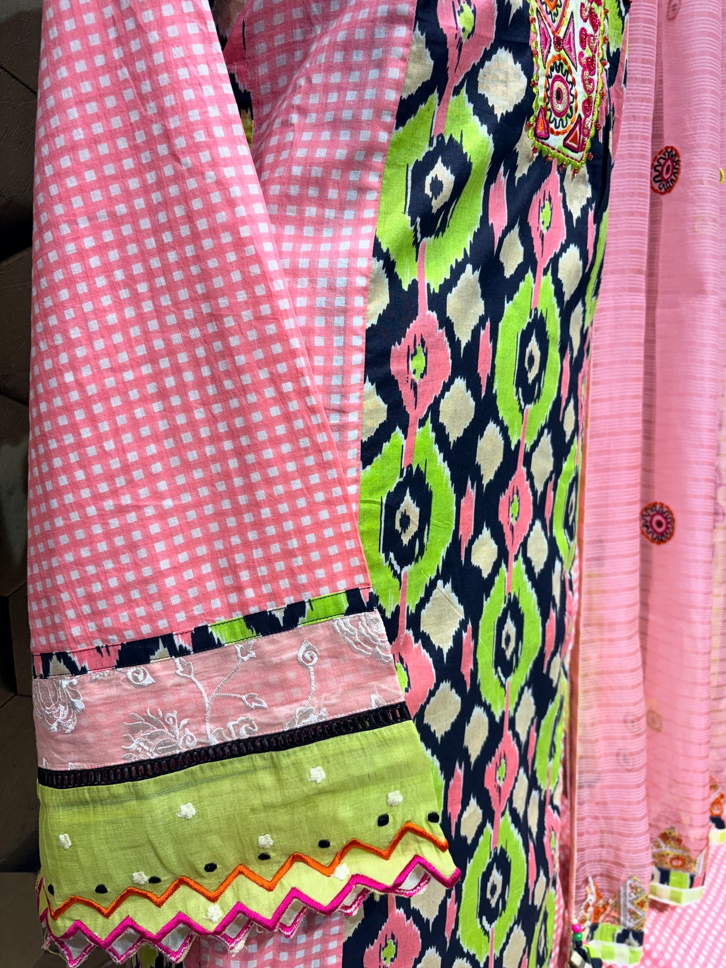 Pure Cotton Kalidaar Suit Set