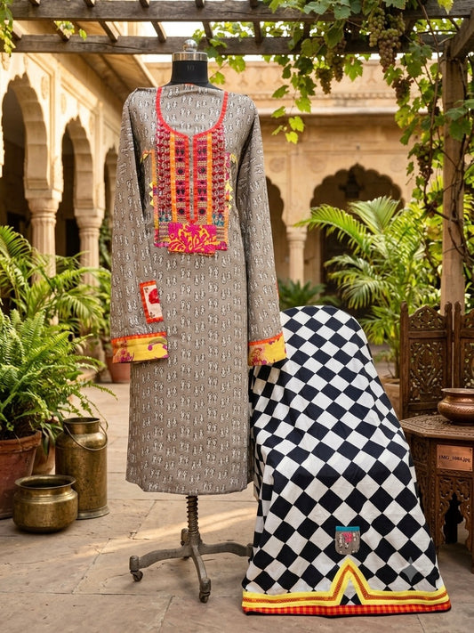 Vibrant and Unique Pure Cotton Modal Coord set