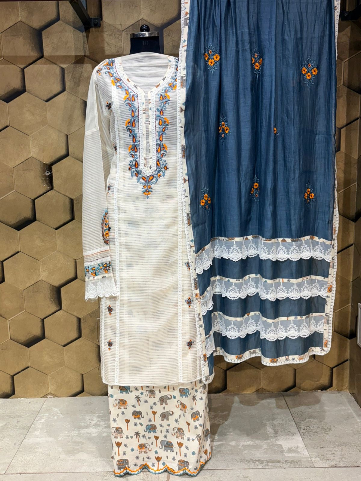 Exclusive Soft Chanderi outfit